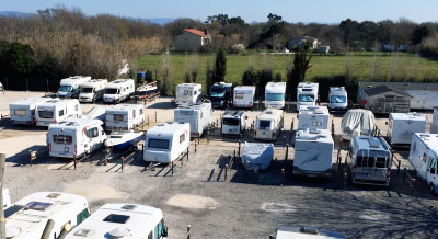 stationnement hivernage parking camping car